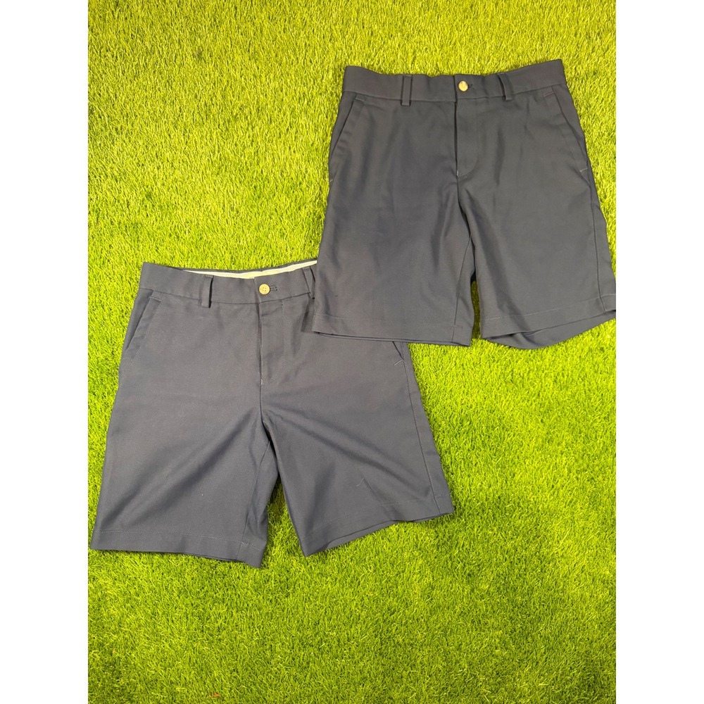 Peter Millar Boys Navy Performance Golf Shorts Size Large 11-12 Lot of 2 YEQEB82
